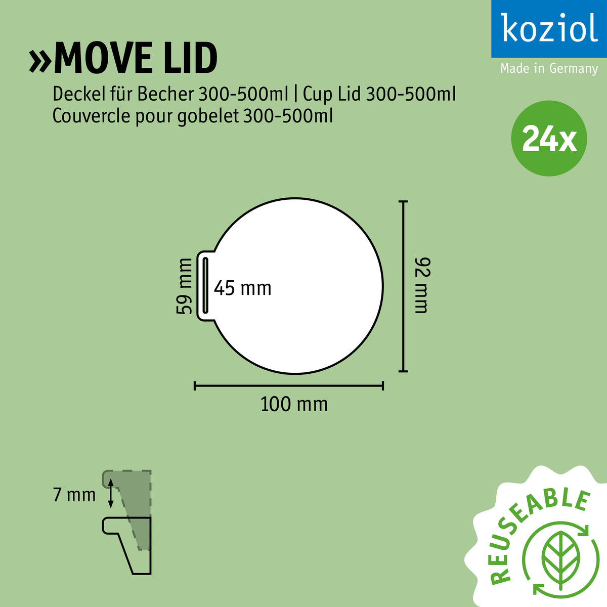»MOVE LID im 24er-Set