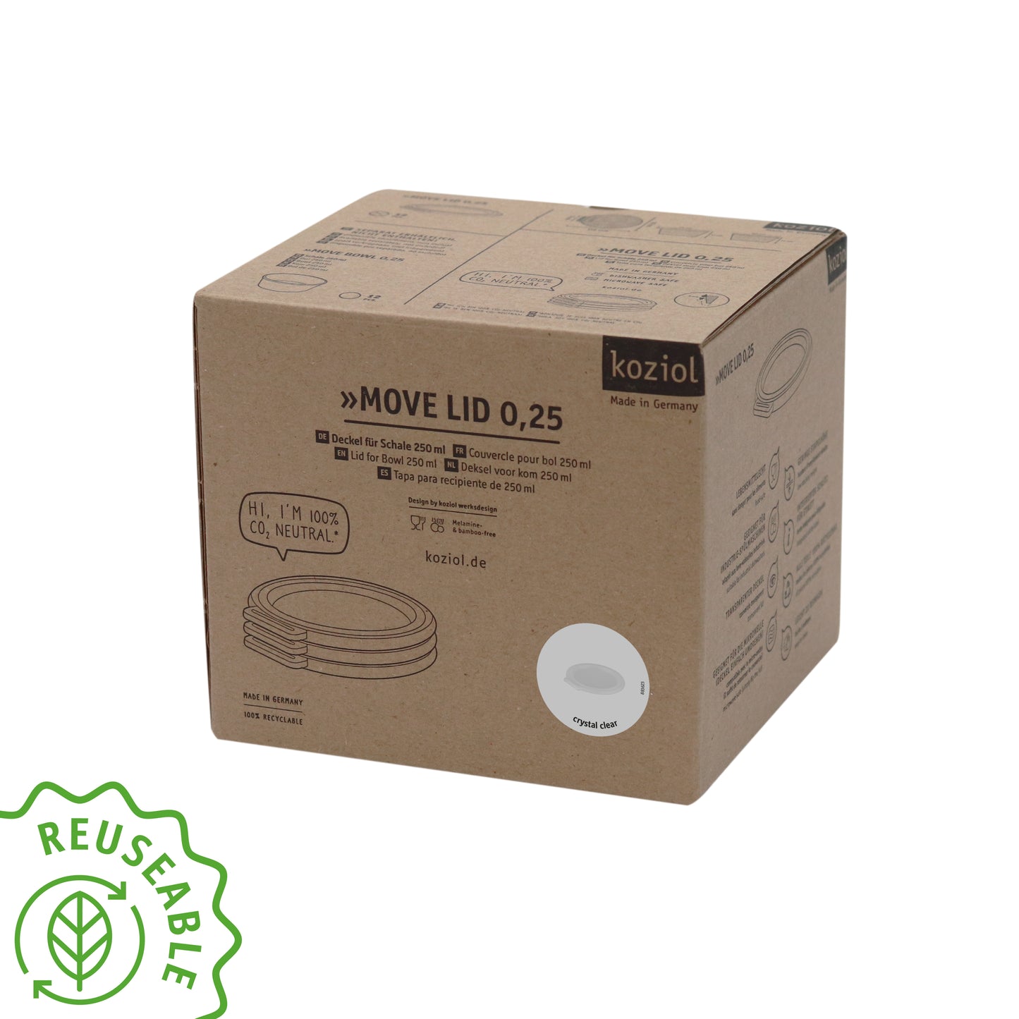 »MOVE LID 0.25 in a set of 12