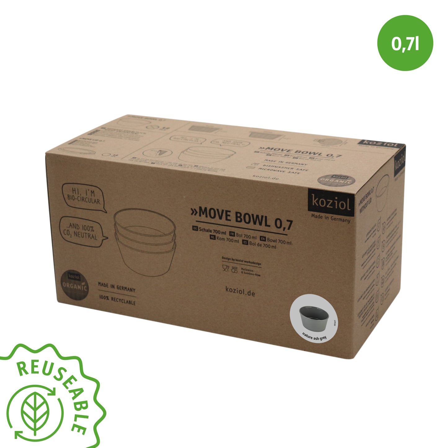 »MOVE BOWL 0.7 in a set of 12