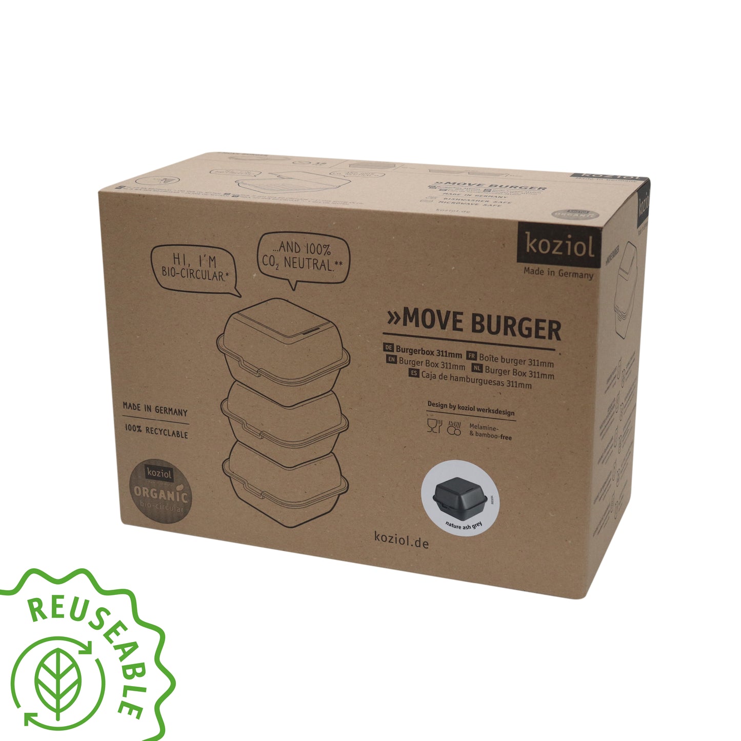 »MOVE BURGER in a set of 12