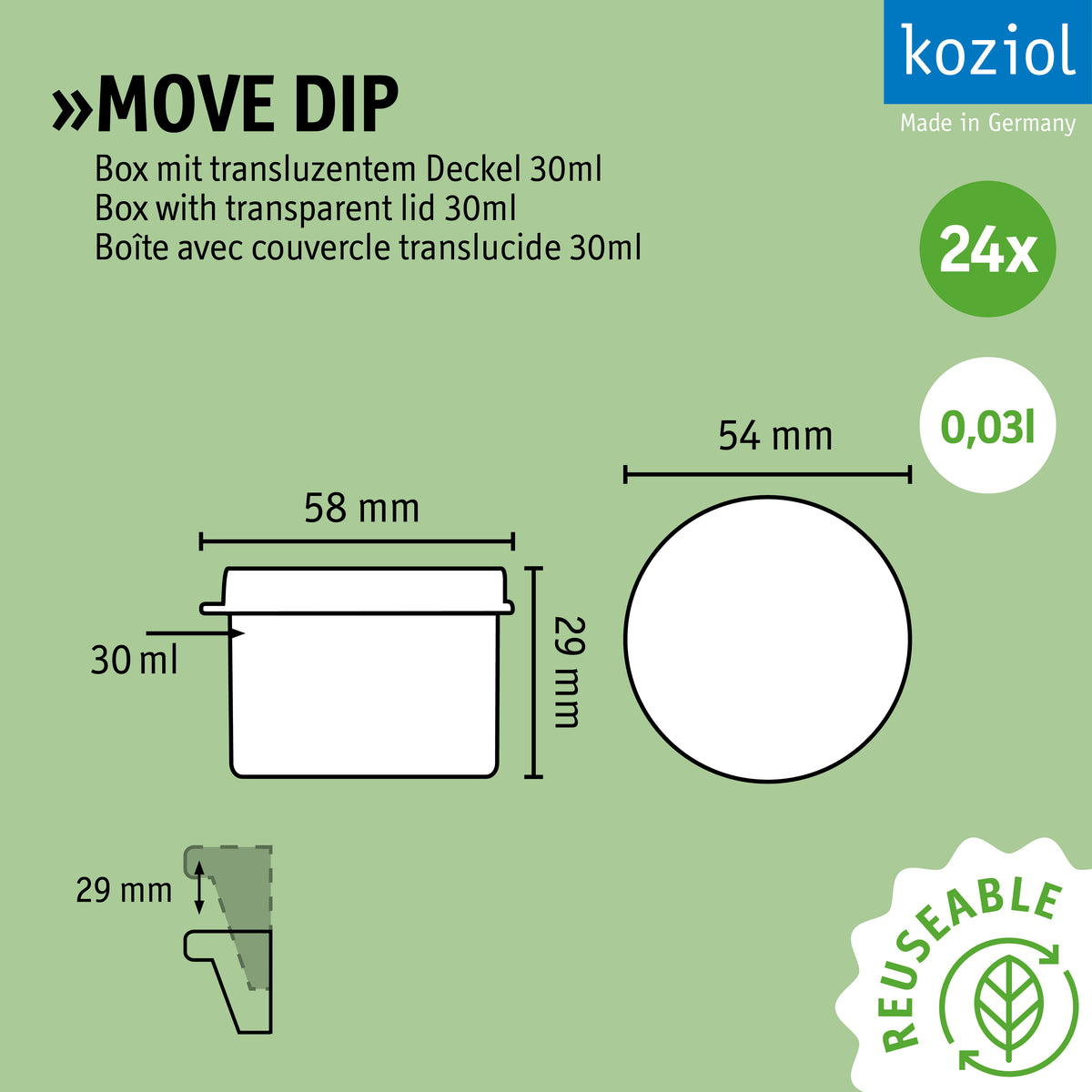 »MOVE DIP im 24er-Set
