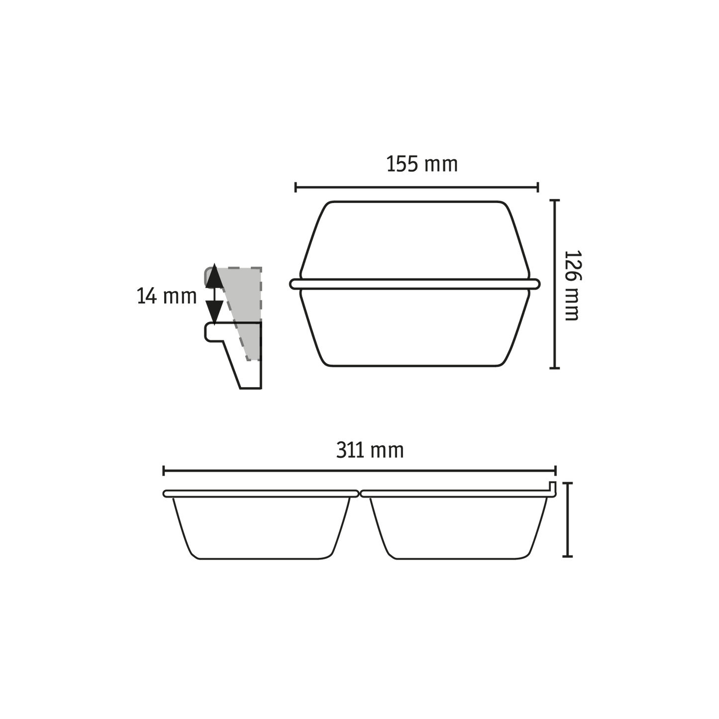 »MOVE BURGER in a set of 12