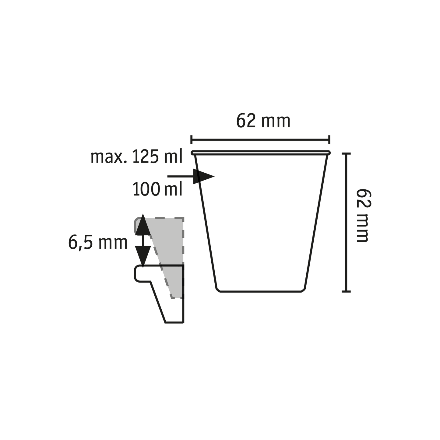 »MOVE CUP LIGHT 0,1 im 48er-Set