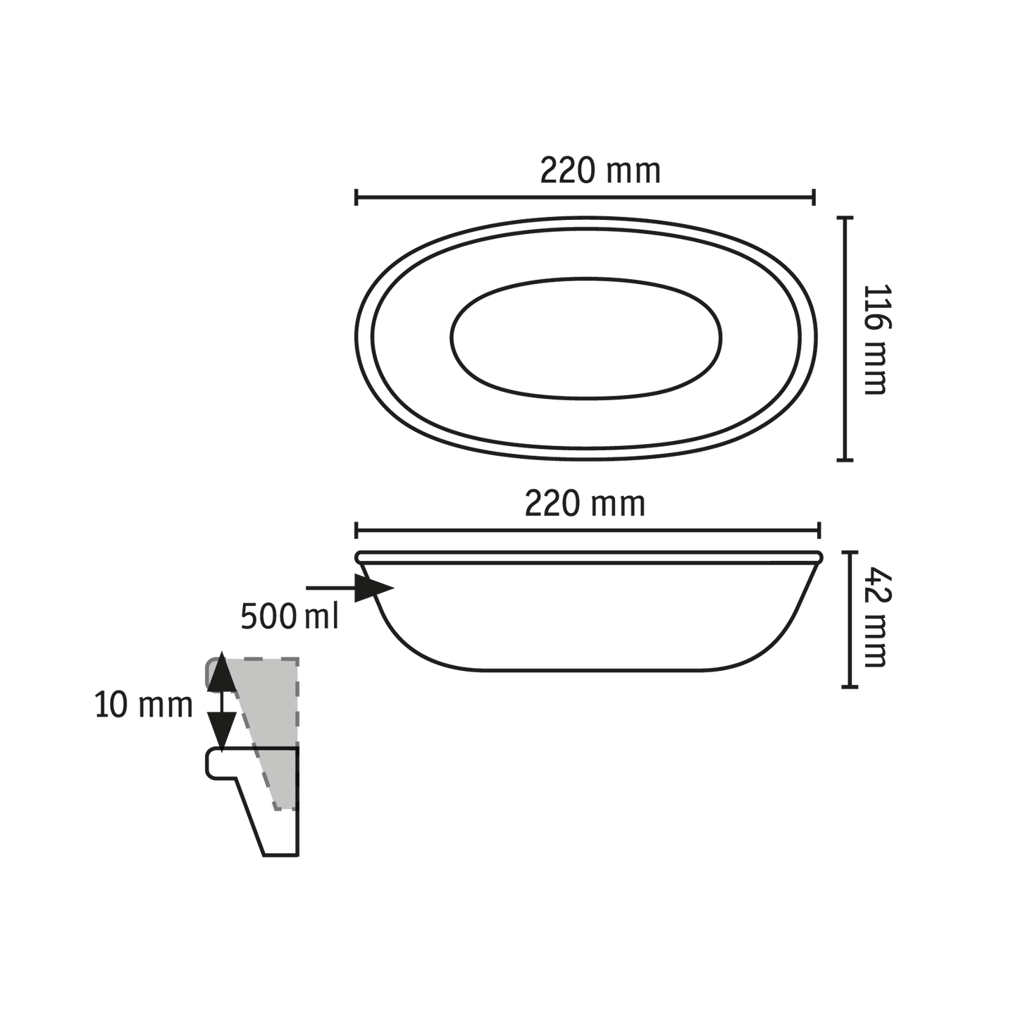 »MOVE OVAL S im 12er-Set