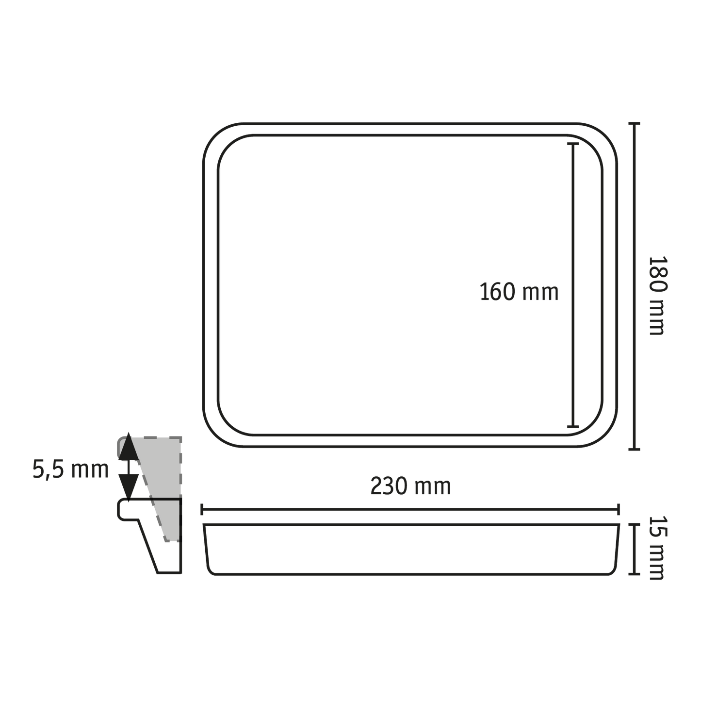»MOVE TRAY 230 in a set of 12