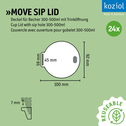 »MOVE SIP LID im 24er-Set
