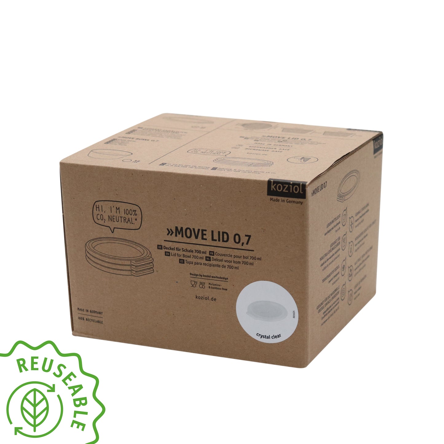 »MOVE LID 0.7 in a set of 12