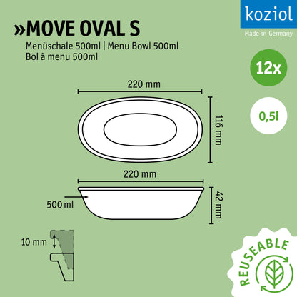 »MOVE OVAL S in a set of 12