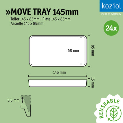 »MOVE TRAY 145 in a set of 24