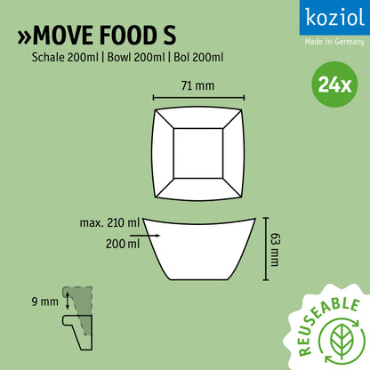 »MOVE FOOD S in a set of 24