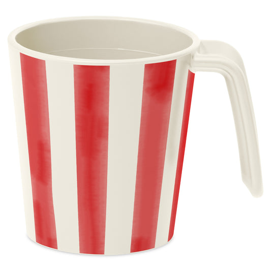 Henkeltasse MUKK STRIPES RED 30er-SET